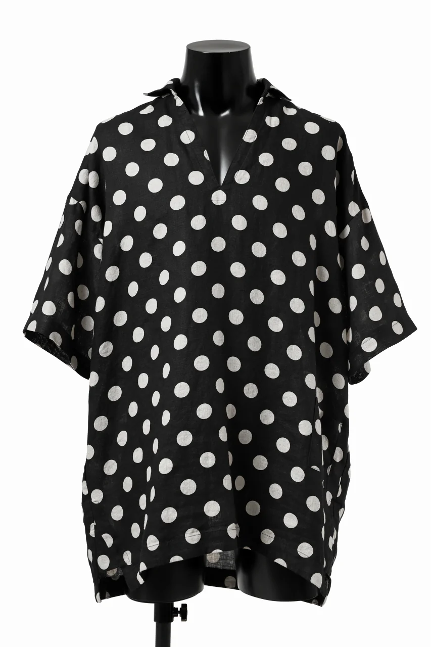 _vital exclusive half collar tunica tops / organic linen (DOT)
