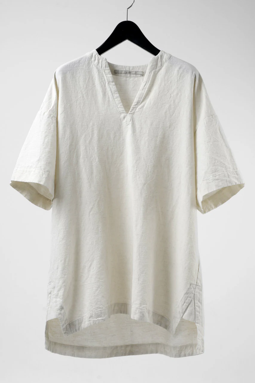 _vital exclusive minimal tunica tops / linen organic slub (IVORY)