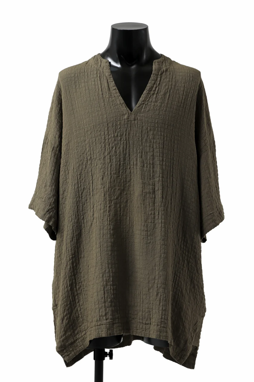 _vital exclusive minimal tunica tops / soft waffle woven (KHAKI)