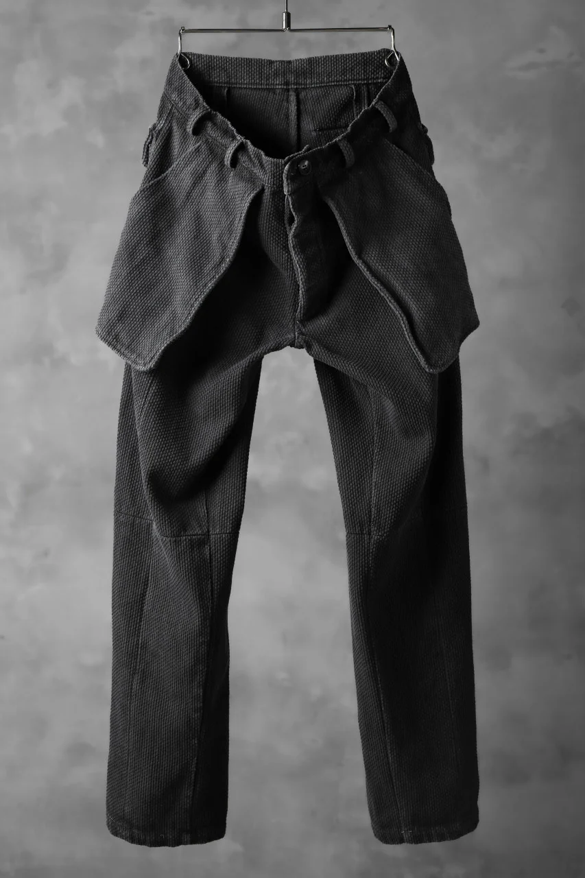 _vital fanage painter pants / hand dye & wash "SASHIKO"