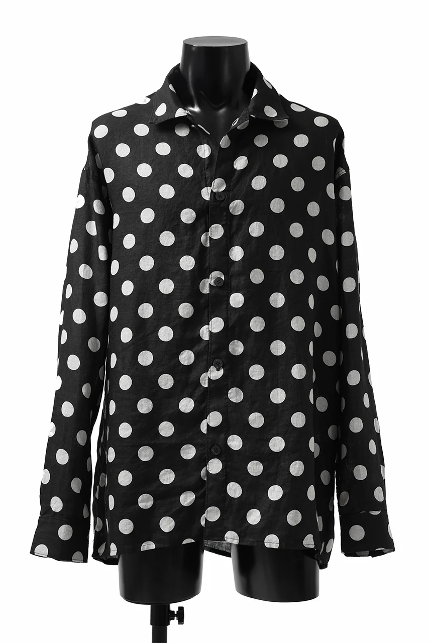 _vital oversized shirt / organic linen (DOT)
