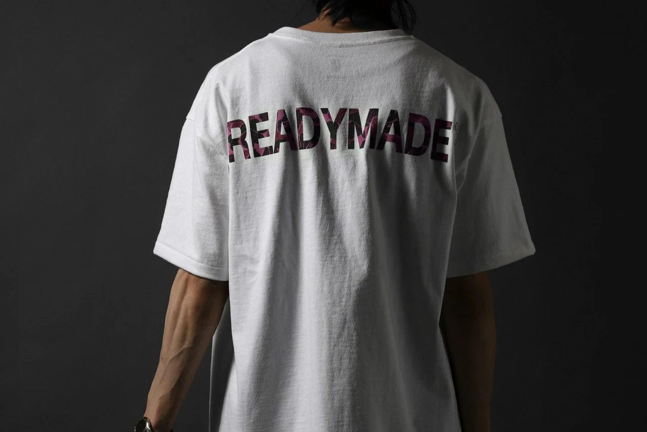 A BATHING APE® × READYMADE 3 PACK TEE (WHITE x GREEN CAMO, WHITE x PINK CAMO, WHITE x WATER CAMO) - Image 33