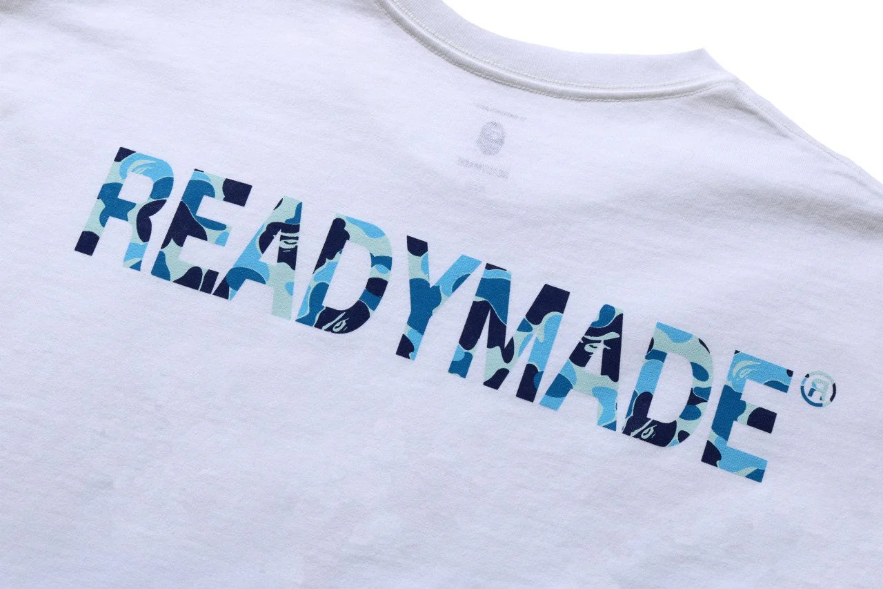 A BATHING APE® × READYMADE 3 PACK TEE (WHITE x GREEN CAMO, WHITE x PINK CAMO, WHITE x WATER CAMO) - Image 39