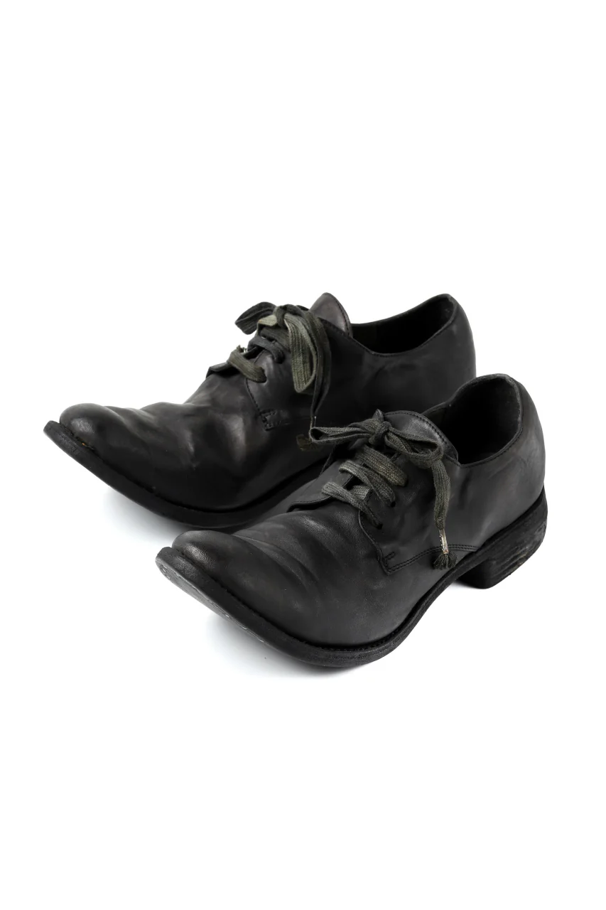 A DICIANNOVEVENTITRE A1923 DERBY SHOES 033N / HORSE FIORE OILED LEATHER (NERO)