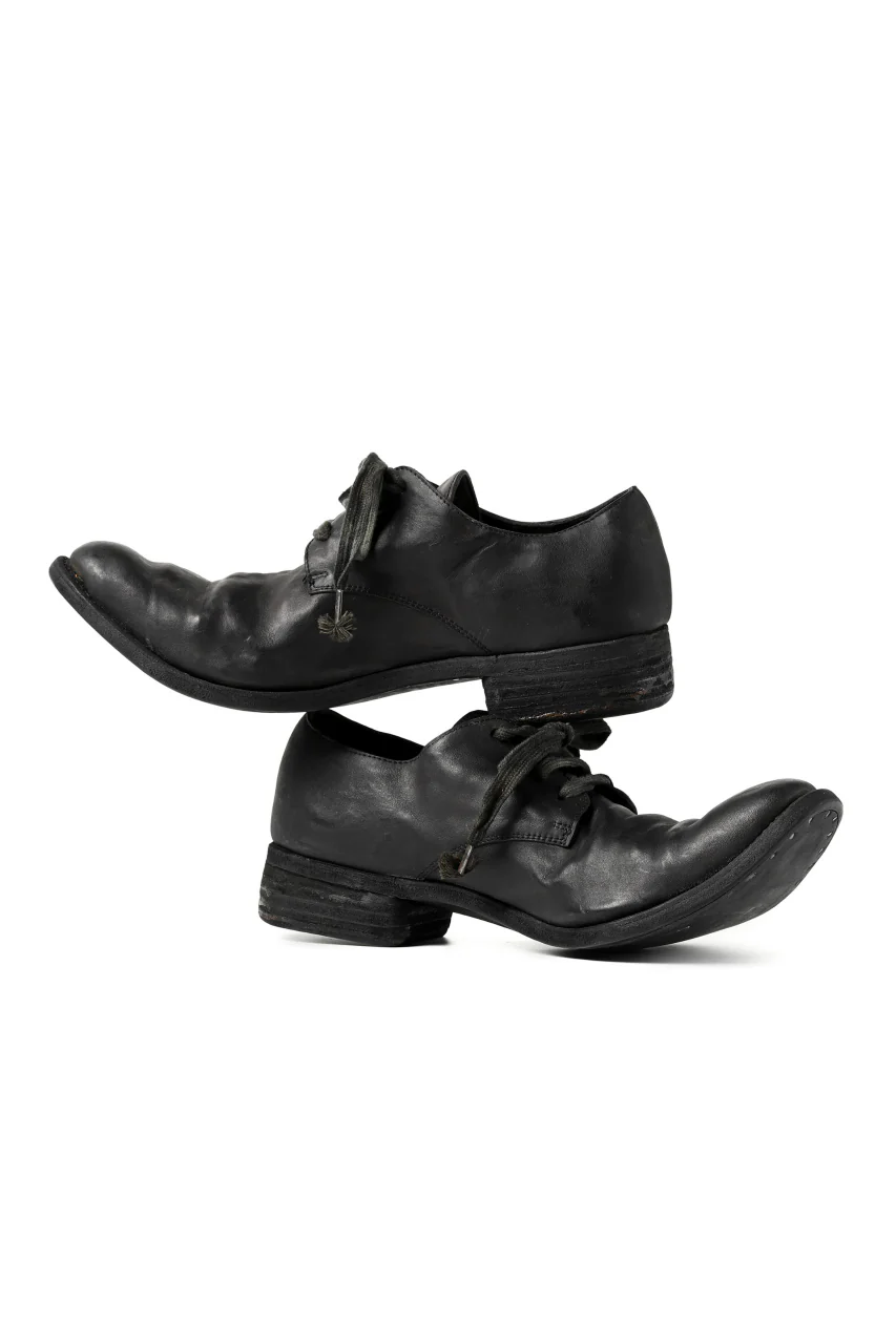 A DICIANNOVEVENTITRE A1923 DERBY SHOES 033N / HORSE FIORE OILED LEATHER (NERO) - Image 13