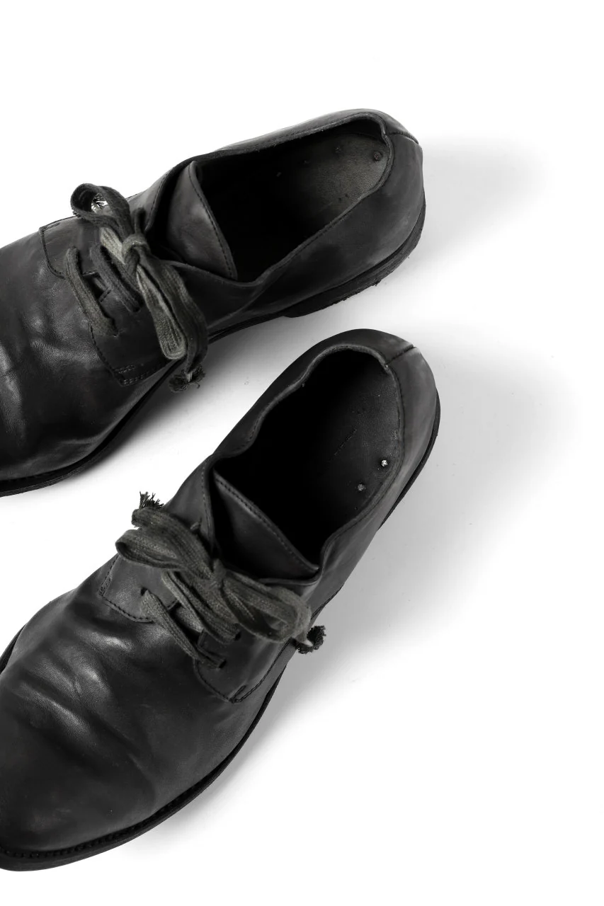 A DICIANNOVEVENTITRE A1923 DERBY SHOES 033N / HORSE FIORE OILED LEATHER (NERO) - Image 17