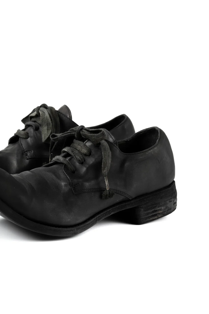 A DICIANNOVEVENTITRE A1923 DERBY SHOES 033N / HORSE FIORE OILED LEATHER (NERO) - Image 18
