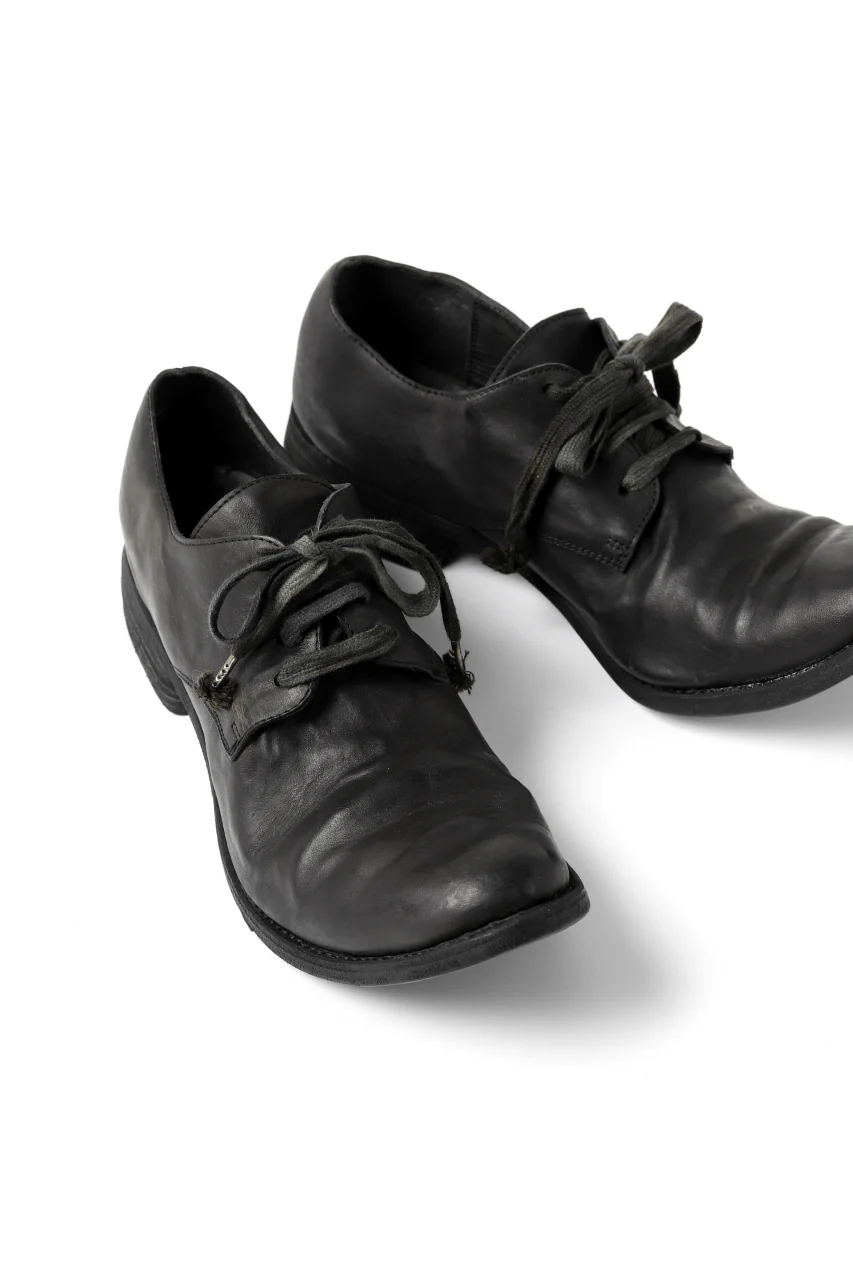 A DICIANNOVEVENTITRE A1923 DERBY SHOES 033N / HORSE FIORE OILED LEATHER (NERO) - Image 20