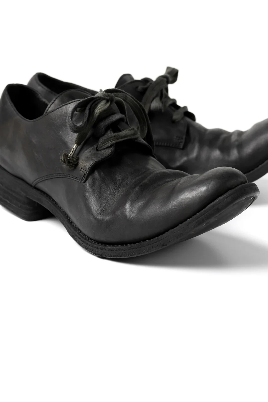 A DICIANNOVEVENTITRE A1923 DERBY SHOES 033N / HORSE FIORE OILED LEATHER (NERO) - Image 21