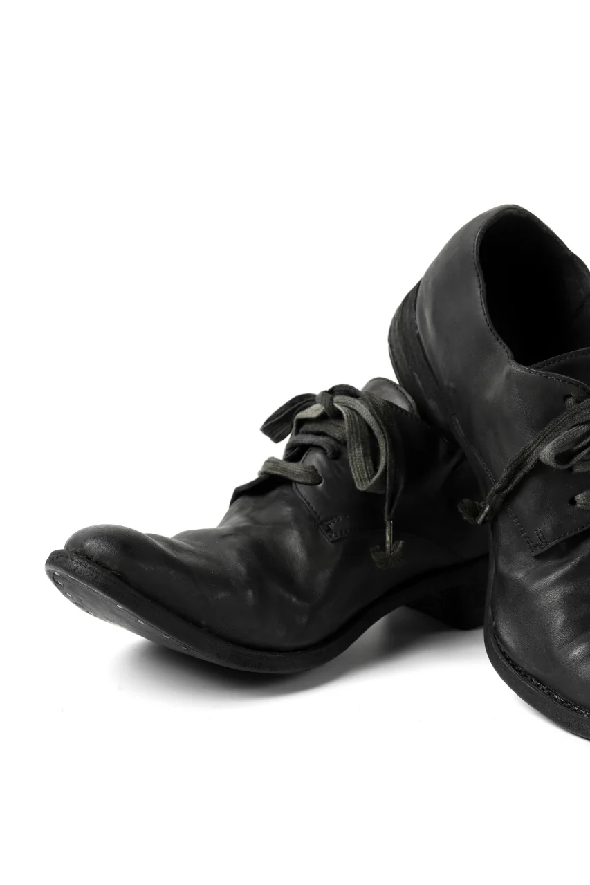 A DICIANNOVEVENTITRE A1923 DERBY SHOES 033N / HORSE FIORE OILED LEATHER (NERO) - Image 22