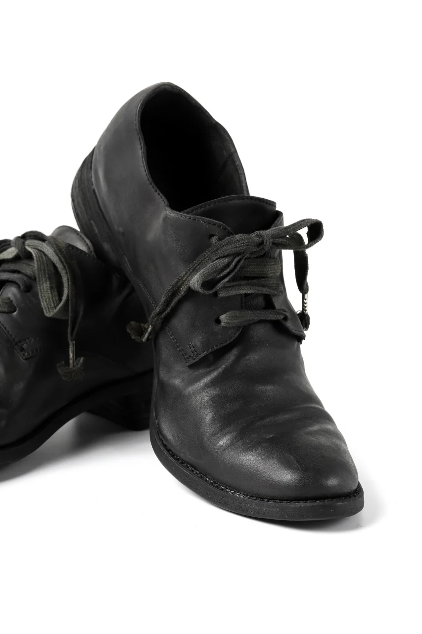 A DICIANNOVEVENTITRE A1923 DERBY SHOES 033N / HORSE FIORE OILED LEATHER (NERO) - Image 23