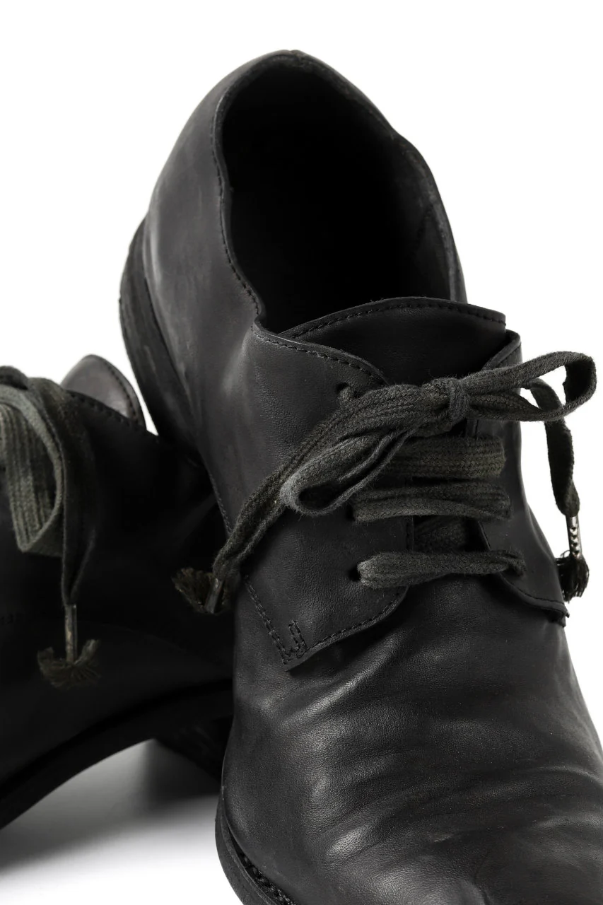 A DICIANNOVEVENTITRE A1923 DERBY SHOES 033N / HORSE FIORE OILED LEATHER (NERO) - Image 24