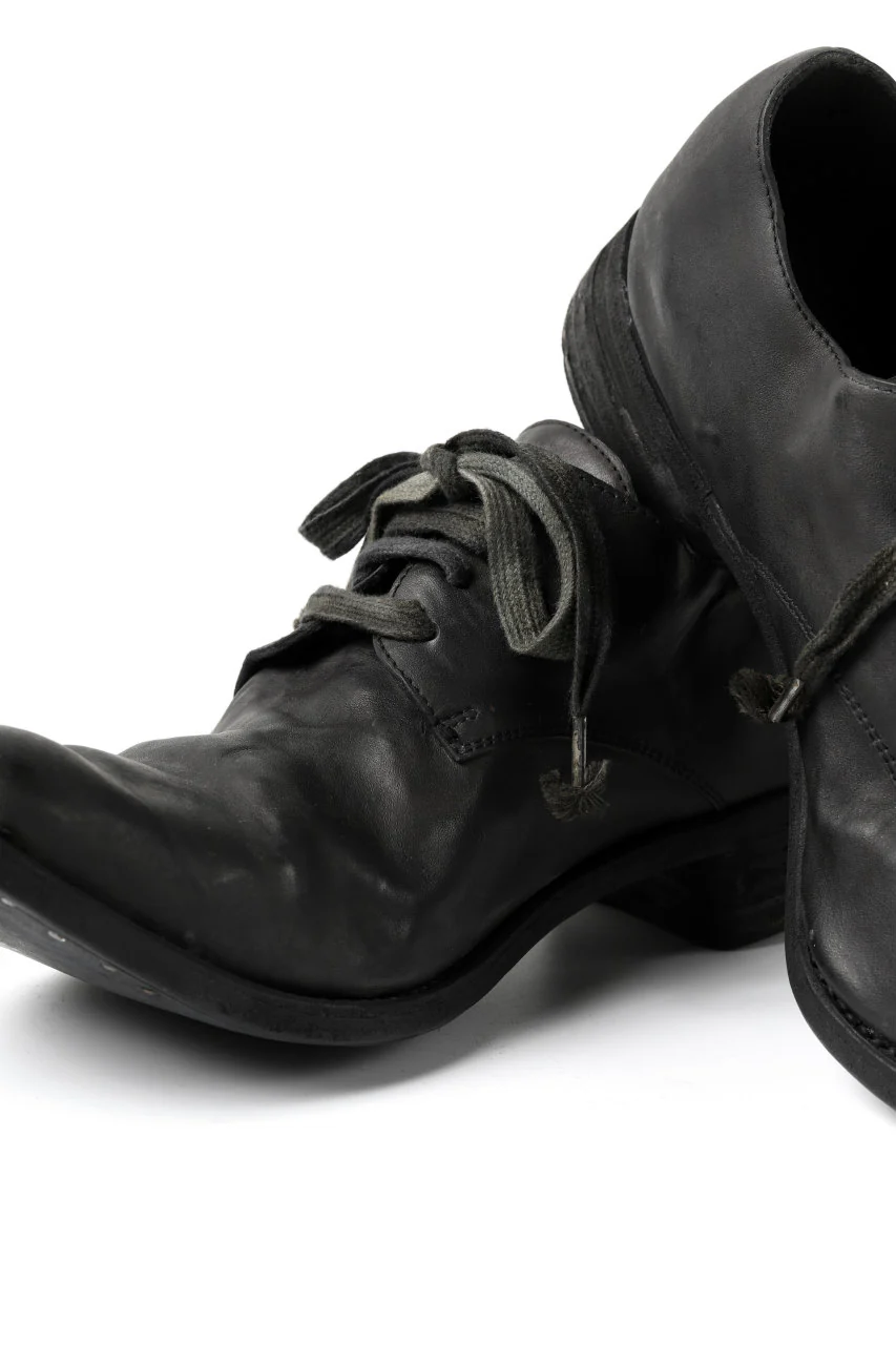 A DICIANNOVEVENTITRE A1923 DERBY SHOES 033N / HORSE FIORE OILED LEATHER (NERO) - Image 25