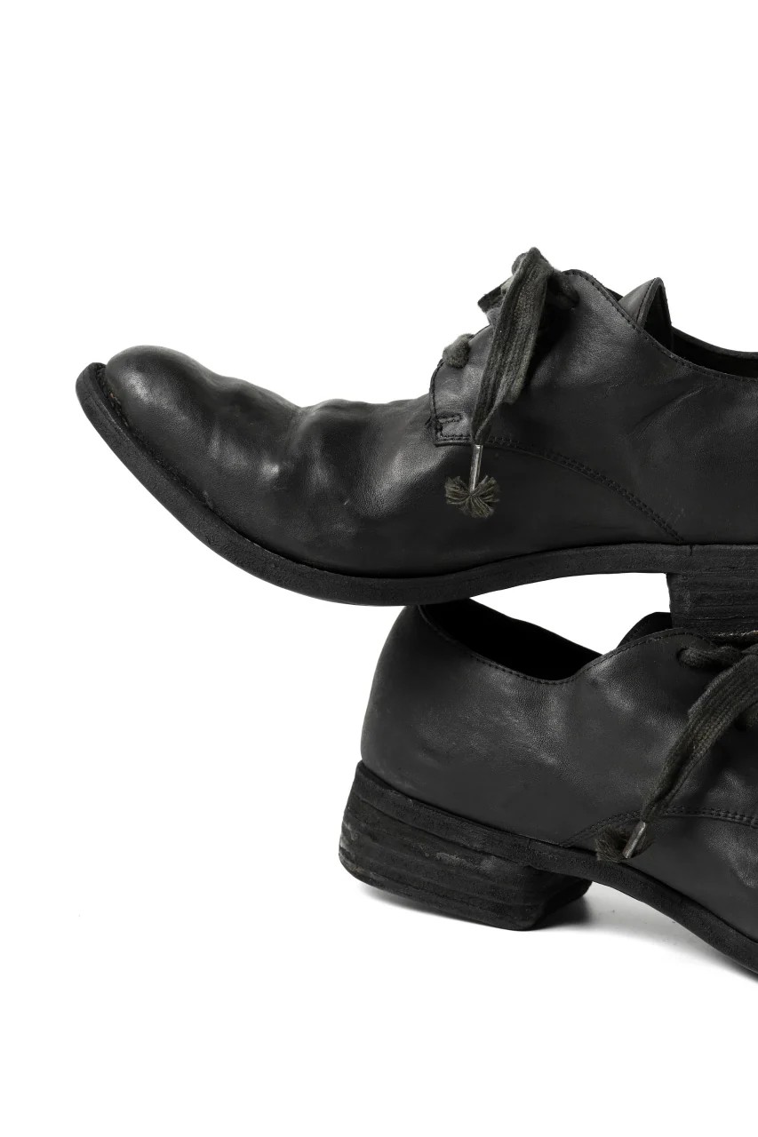 A DICIANNOVEVENTITRE A1923 DERBY SHOES 033N / HORSE FIORE OILED LEATHER (NERO) - Image 27