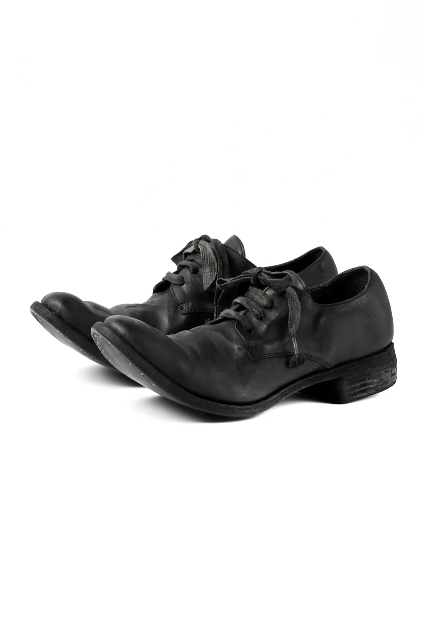 A DICIANNOVEVENTITRE A1923 DERBY SHOES 033N / HORSE FIORE OILED LEATHER (NERO) - Image 3