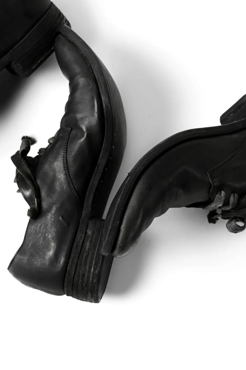 A DICIANNOVEVENTITRE A1923 DERBY SHOES 033N / HORSE FIORE OILED LEATHER (NERO) - Image 44