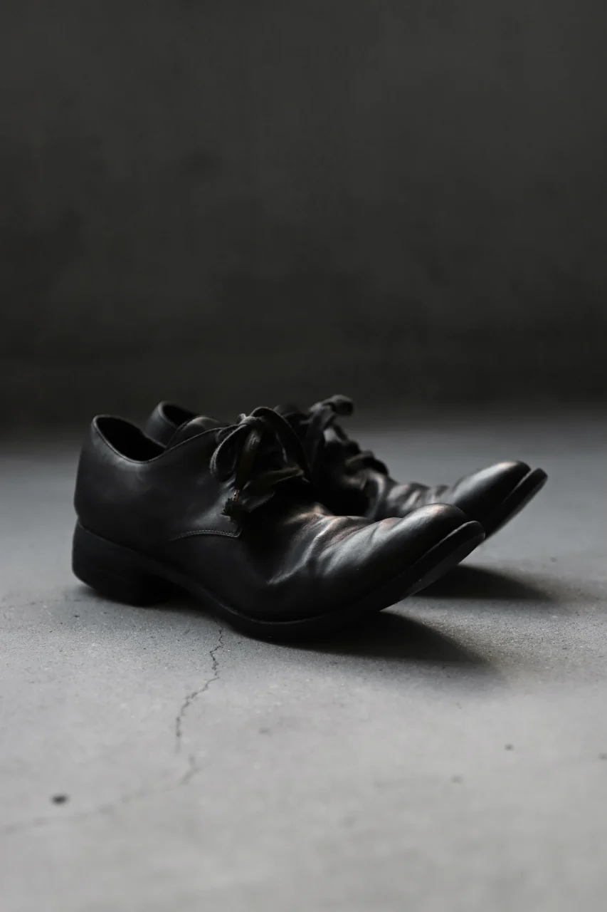 A DICIANNOVEVENTITRE A1923 DERBY SHOES 033N / HORSE FIORE OILED LEATHER (NERO) - Image 51