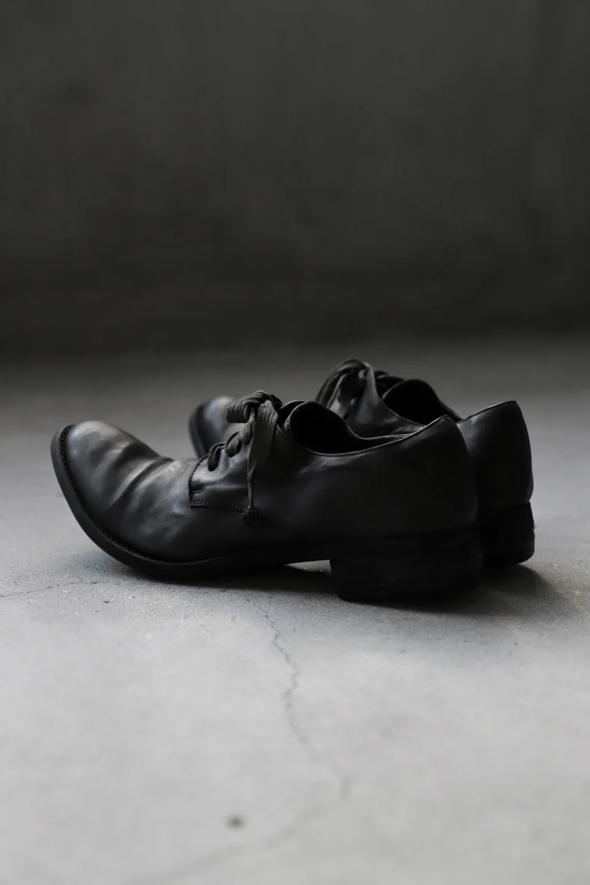 A DICIANNOVEVENTITRE A1923 DERBY SHOES 033N / HORSE FIORE OILED LEATHER (NERO) - Image 52