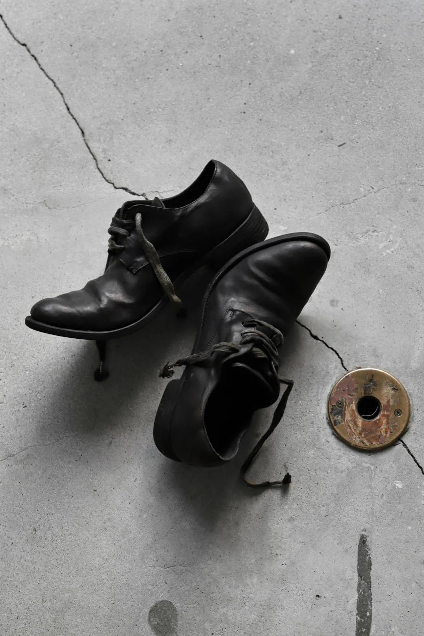 A DICIANNOVEVENTITRE A1923 DERBY SHOES 033N / HORSE FIORE OILED LEATHER (NERO) - Image 56