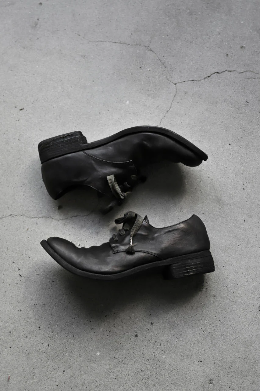 A DICIANNOVEVENTITRE A1923 DERBY SHOES 033N / HORSE FIORE OILED LEATHER (NERO) - Image 57