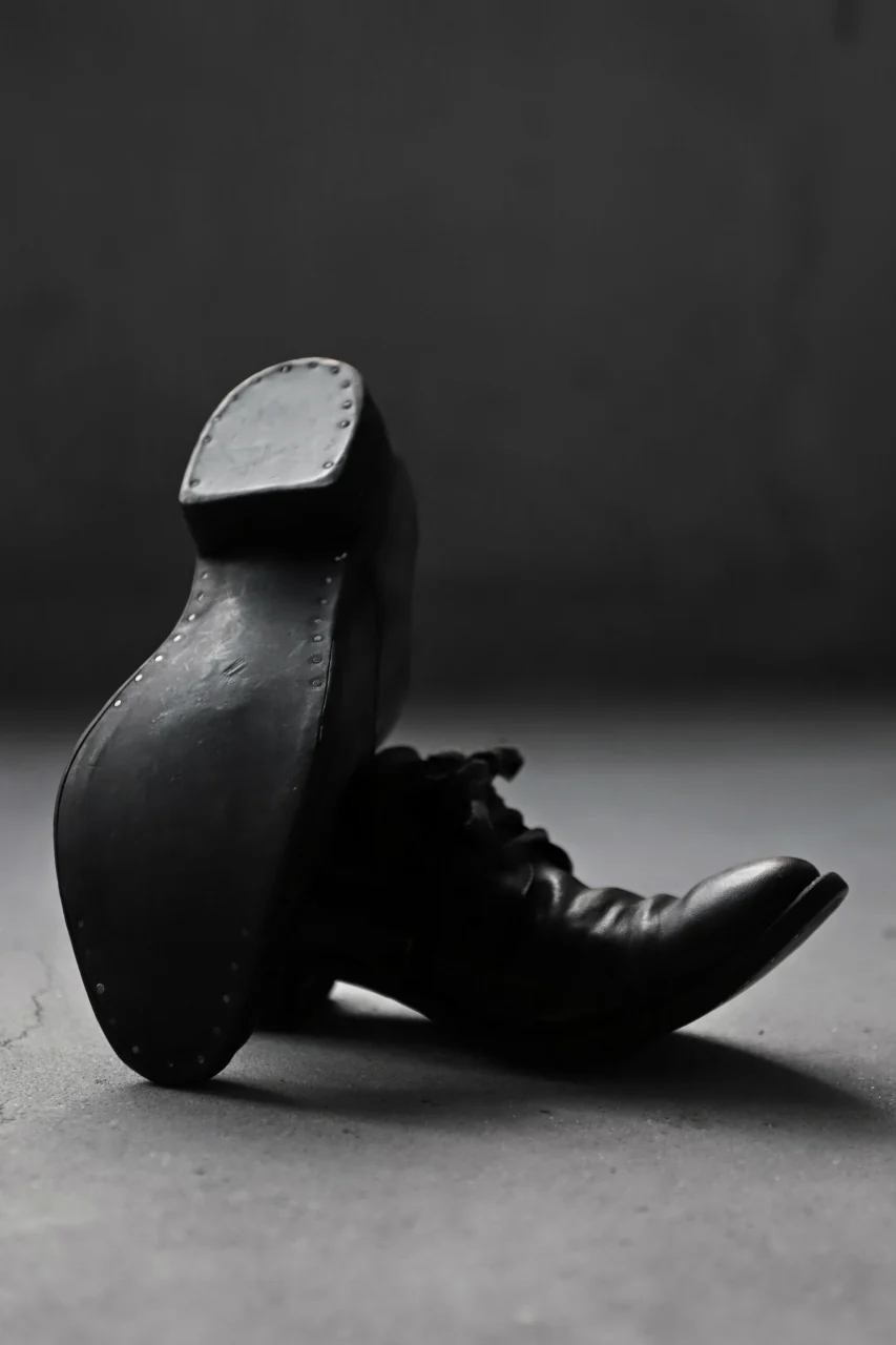 A DICIANNOVEVENTITRE A1923 DERBY SHOES 033N / HORSE FIORE OILED LEATHER (NERO) - Image 58