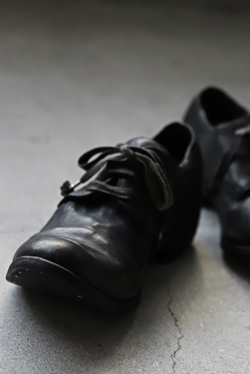 A DICIANNOVEVENTITRE A1923 DERBY SHOES 033N / HORSE FIORE OILED LEATHER (NERO) - Image 59