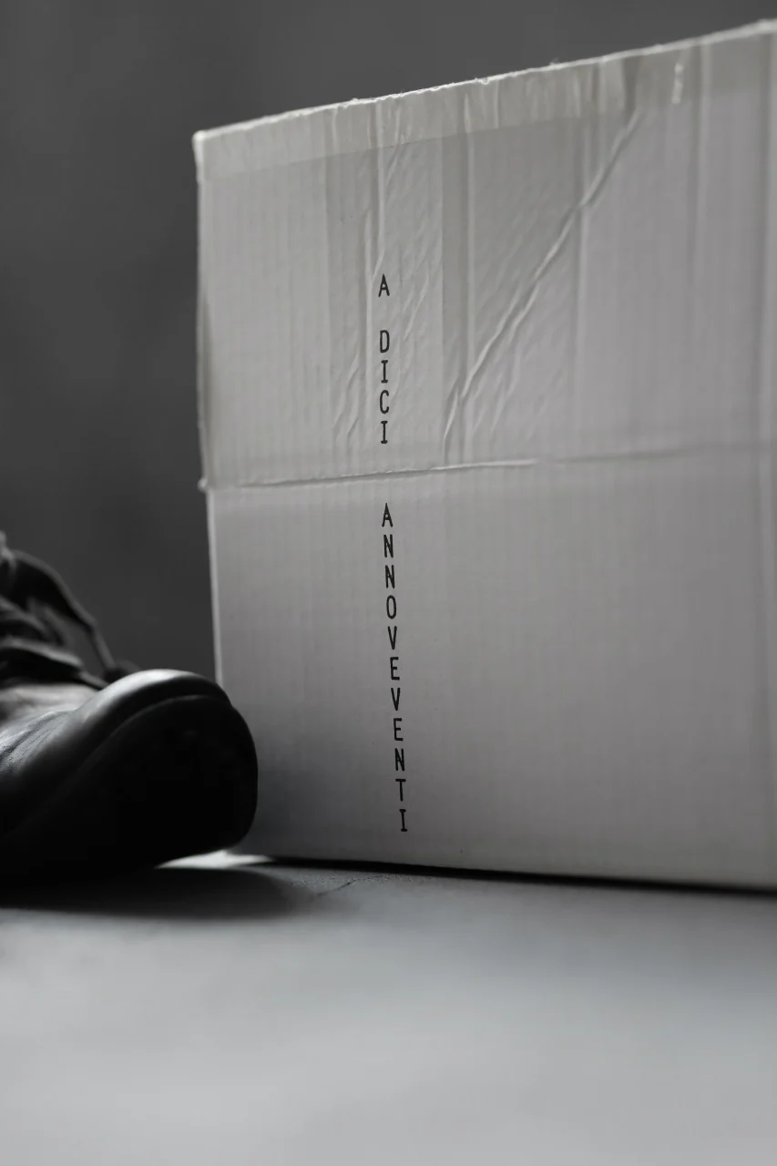 A DICIANNOVEVENTITRE A1923 DERBY SHOES 033N / HORSE FIORE OILED LEATHER (NERO) - Image 64