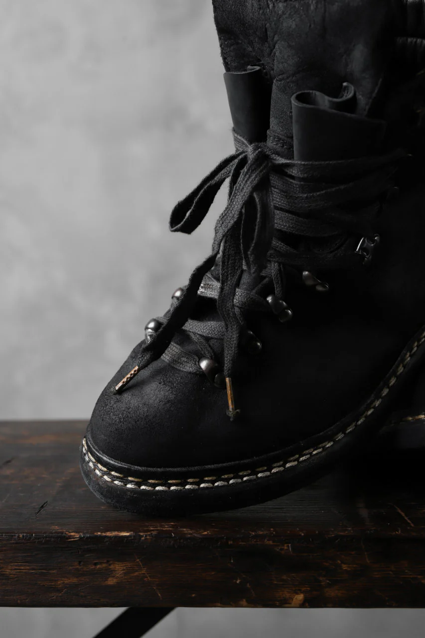 A DICIANNOVEVENTITRE A1923 Norwegian Laced Boots SH2 / Cavallo Oilo (NERO) - Image 14