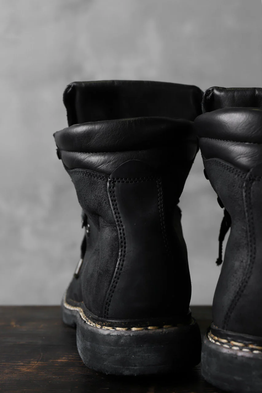 A DICIANNOVEVENTITRE A1923 Norwegian Laced Boots SH2 / Cavallo Oilo (NERO) - Image 15