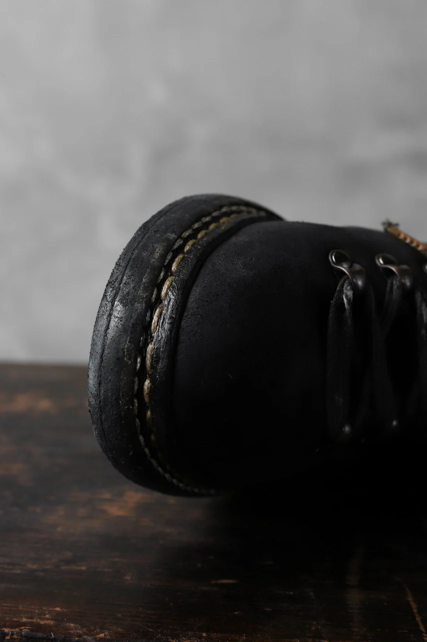 A DICIANNOVEVENTITRE A1923 Norwegian Laced Boots SH2 / Cavallo Oilo (NERO) - Image 24
