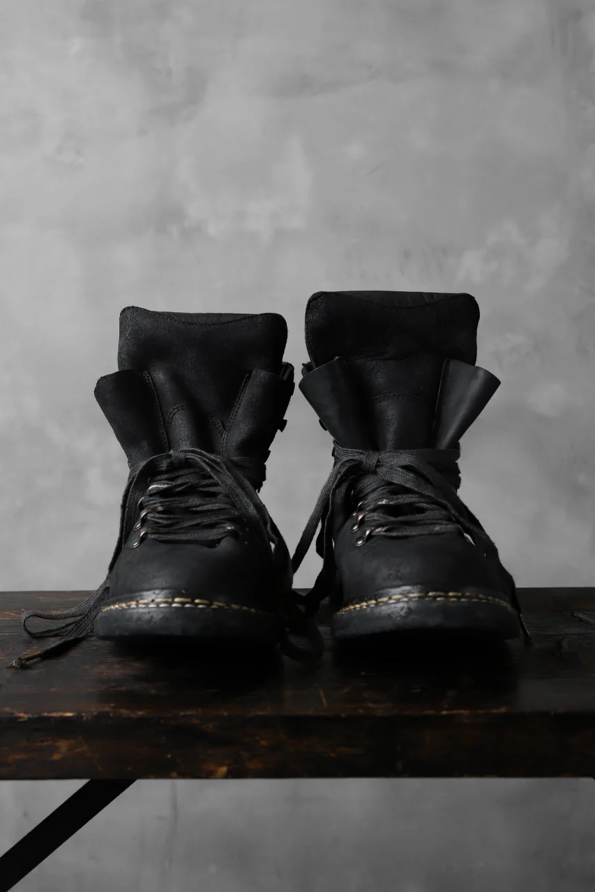 A DICIANNOVEVENTITRE A1923 Norwegian Laced Boots SH2 / Cavallo Oilo (NERO) - Image 29