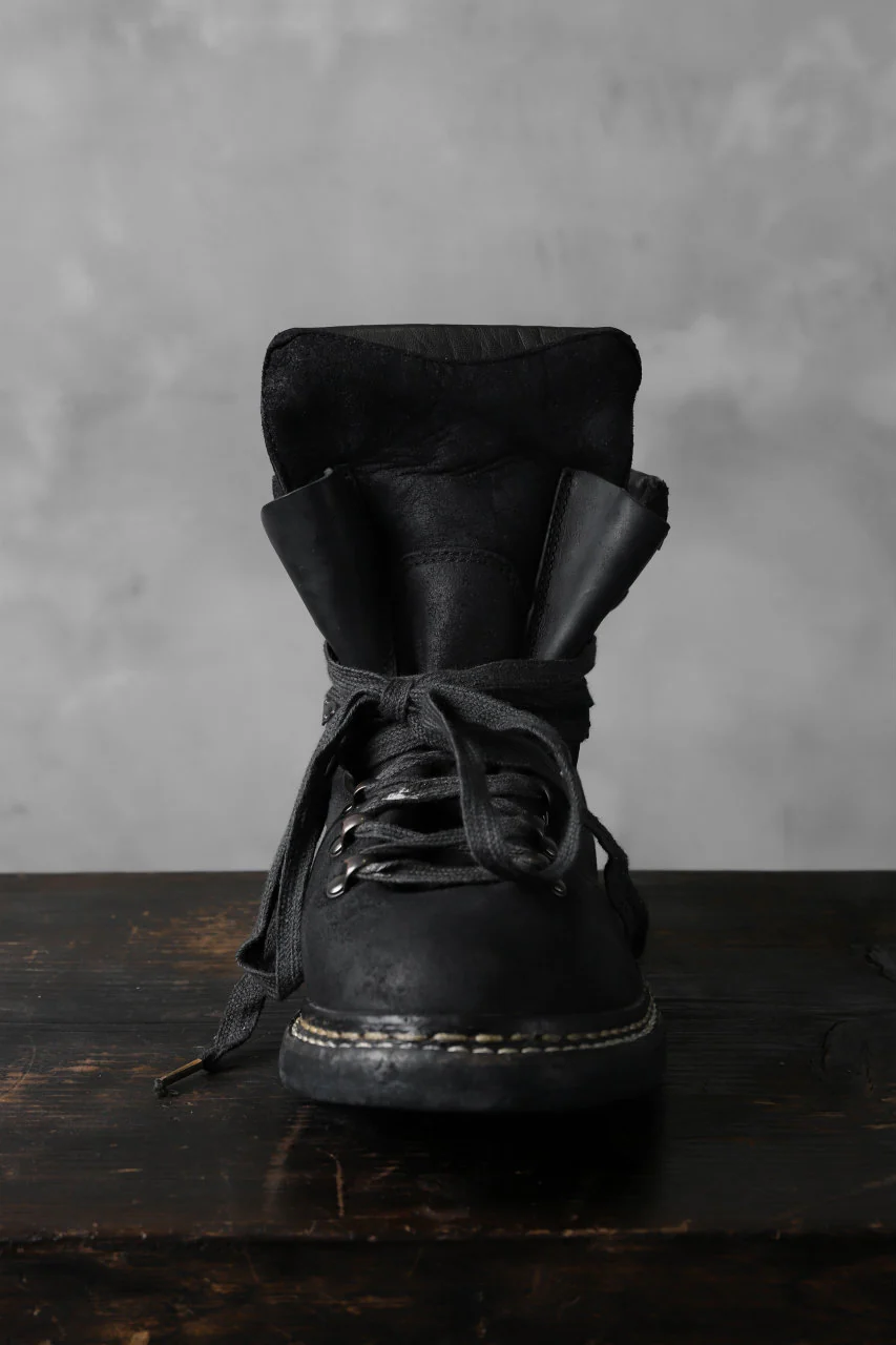 A DICIANNOVEVENTITRE A1923 Norwegian Laced Boots SH2 / Cavallo Oilo (NERO) - Image 35