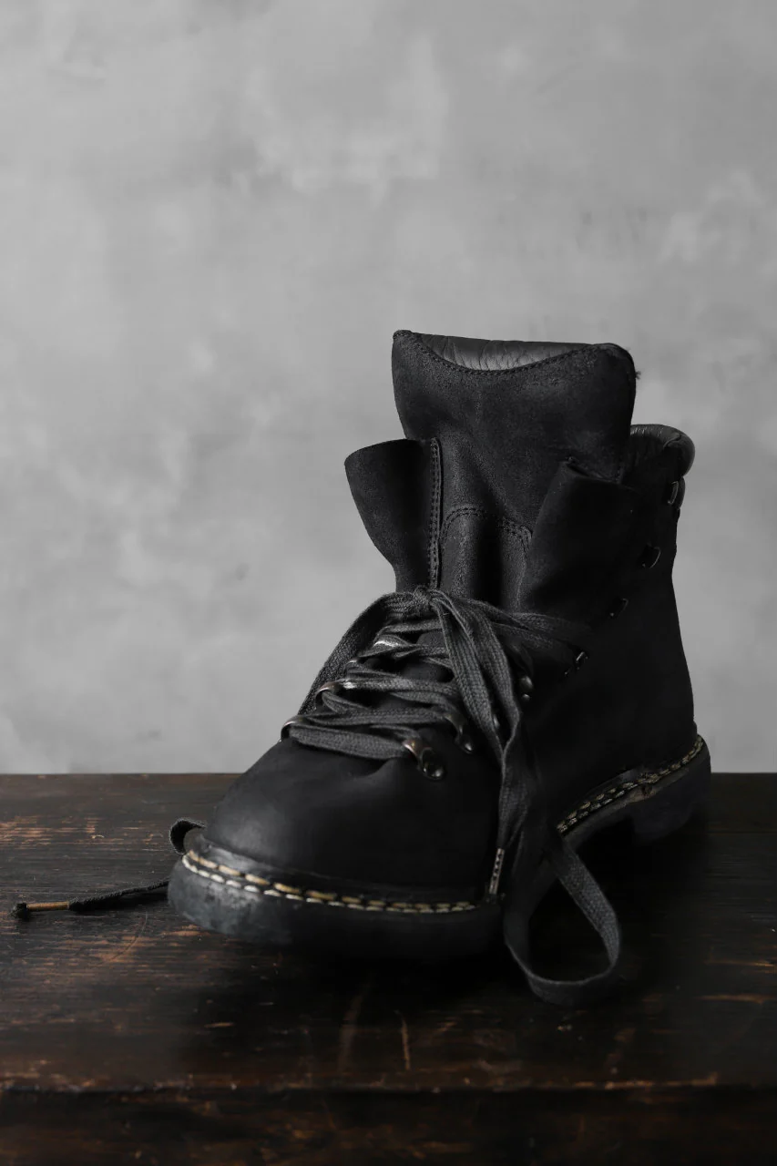A DICIANNOVEVENTITRE A1923 Norwegian Laced Boots SH2 / Cavallo Oilo (NERO) - Image 38