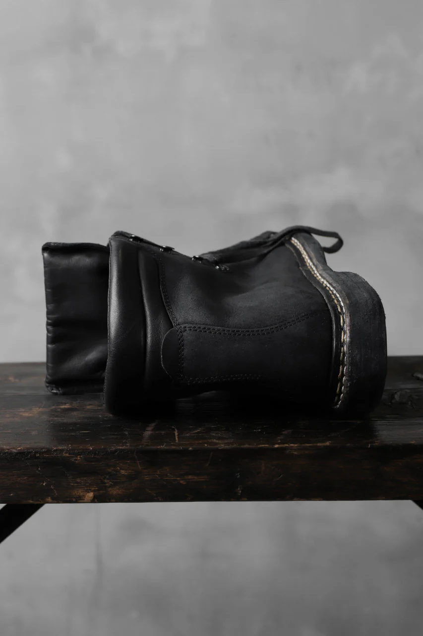 A DICIANNOVEVENTITRE A1923 Norwegian Laced Boots SH2 / Cavallo Oilo (NERO) - Image 41