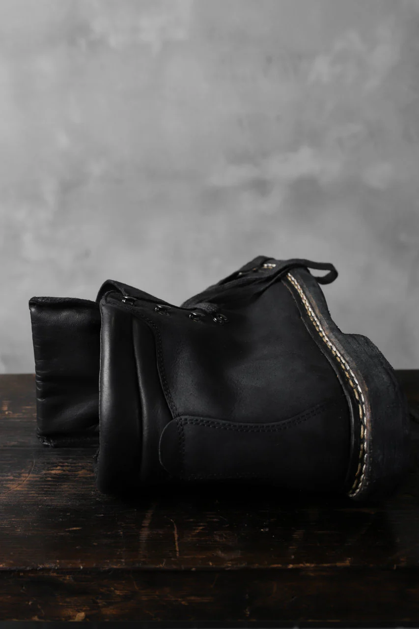A DICIANNOVEVENTITRE A1923 Norwegian Laced Boots SH2 / Cavallo Oilo (NERO) - Image 42