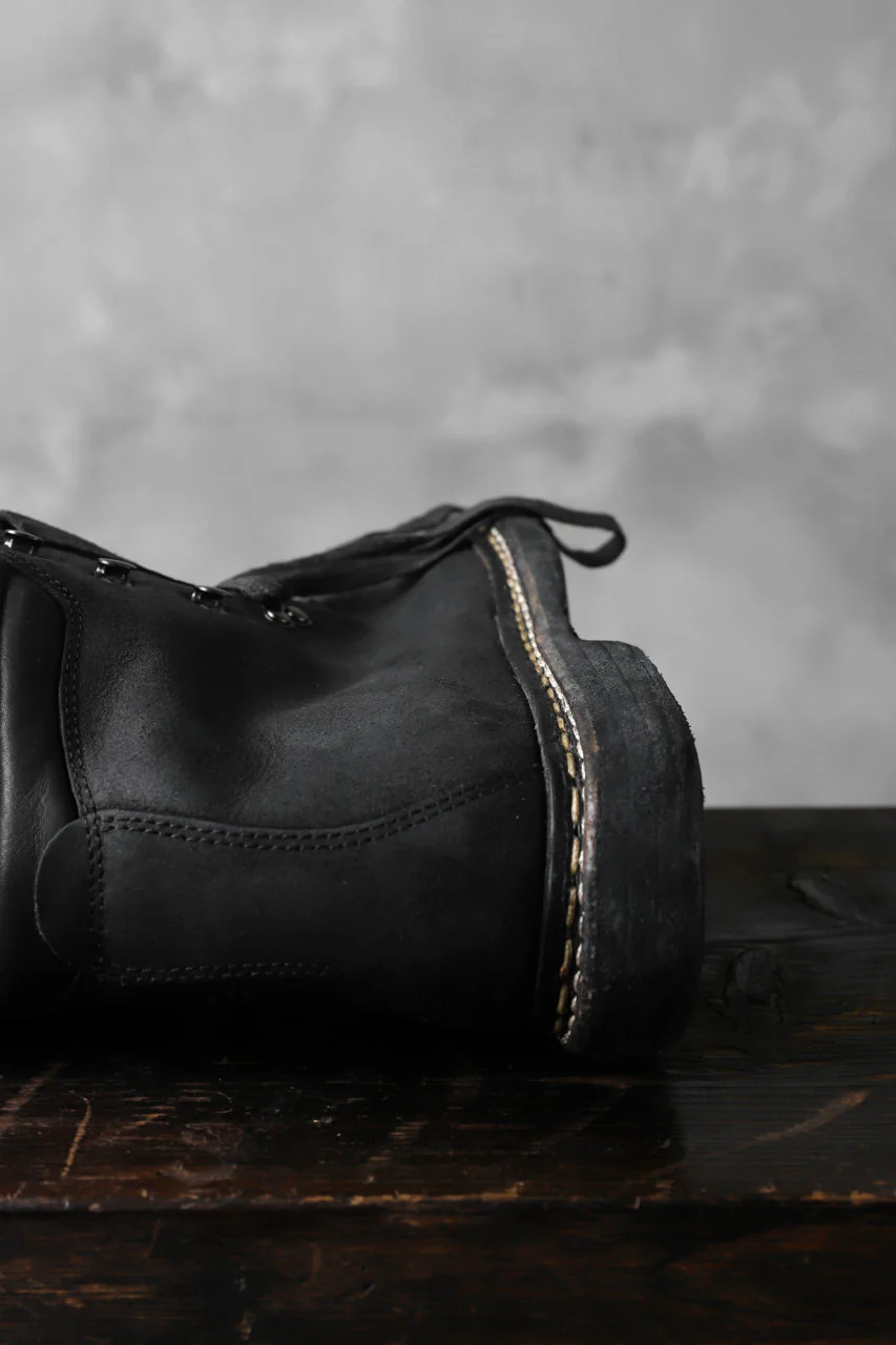 A DICIANNOVEVENTITRE A1923 Norwegian Laced Boots SH2 / Cavallo Oilo (NERO) - Image 43