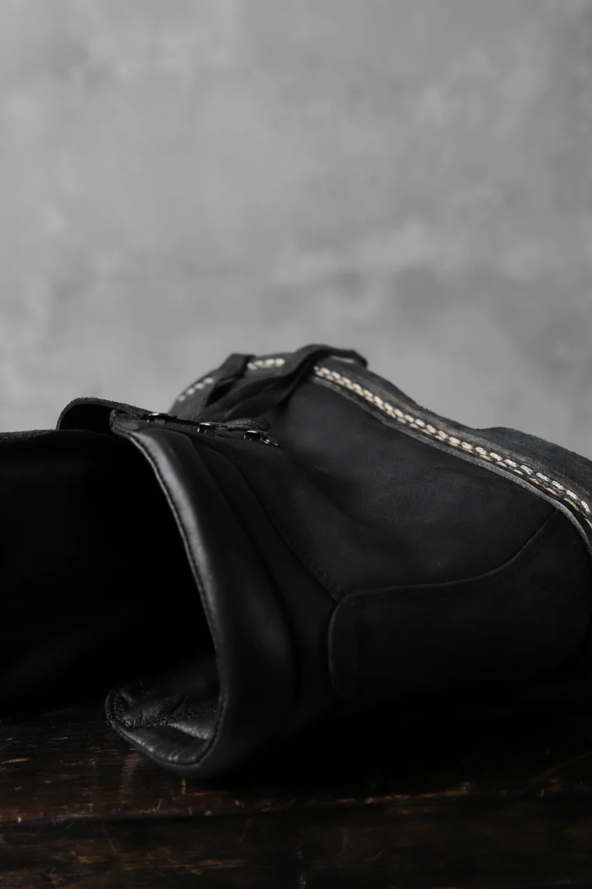 A DICIANNOVEVENTITRE A1923 Norwegian Laced Boots SH2 / Cavallo Oilo (NERO) - Image 44