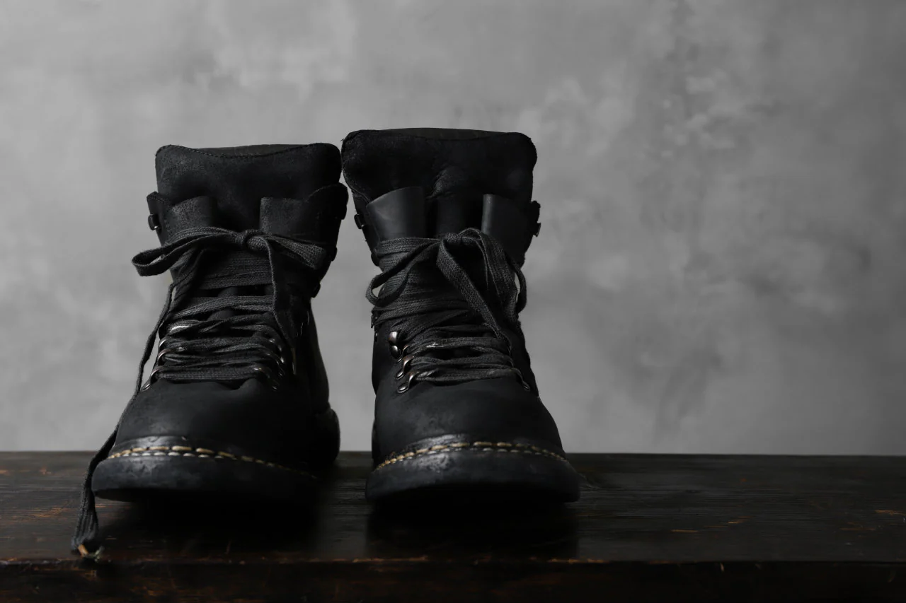 A DICIANNOVEVENTITRE A1923 Norwegian Laced Boots SH2 / Cavallo Oilo (NERO) - Image 45