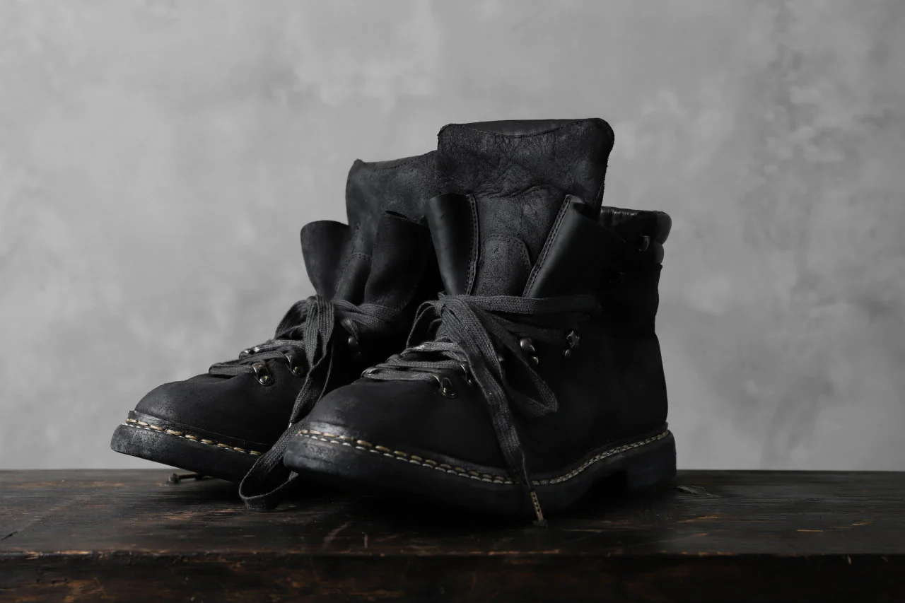 A DICIANNOVEVENTITRE A1923 Norwegian Laced Boots SH2 / Cavallo Oilo (NERO) - Image 46