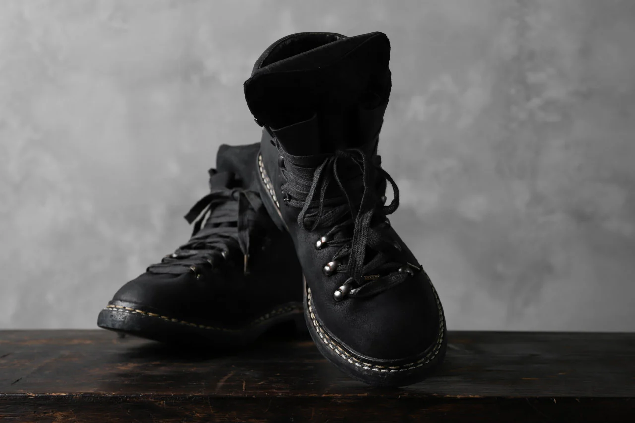 A DICIANNOVEVENTITRE A1923 Norwegian Laced Boots SH2 / Cavallo Oilo (NERO) - Image 48