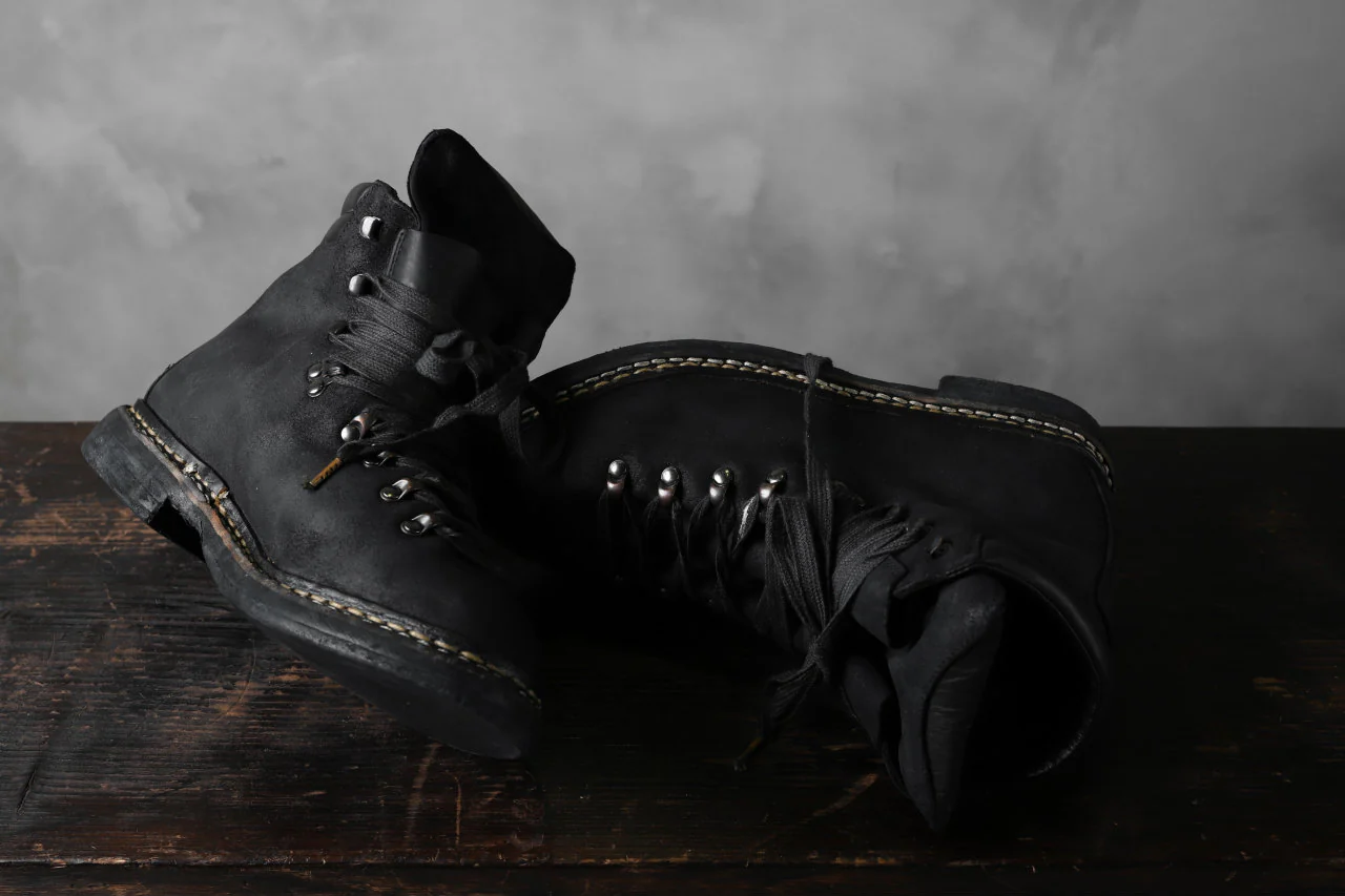 A DICIANNOVEVENTITRE A1923 Norwegian Laced Boots SH2 / Cavallo Oilo (NERO) - Image 49