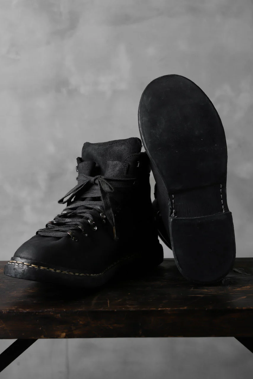 A DICIANNOVEVENTITRE A1923 Norwegian Laced Boots SH2 / Cavallo Oilo (NERO) - Image 8