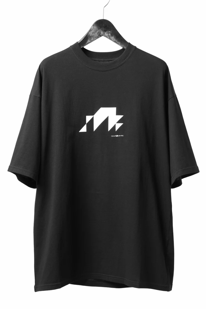 A.F ARTEFACT 919 PRINT OVER SIZED S/S TEE (BLACK x MINT) - Image 2