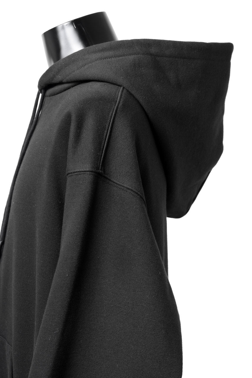 A.F ARTEFACT ASYMMETRY LOOP HEM SWEAT HOODIE (BLACK) - Image 12