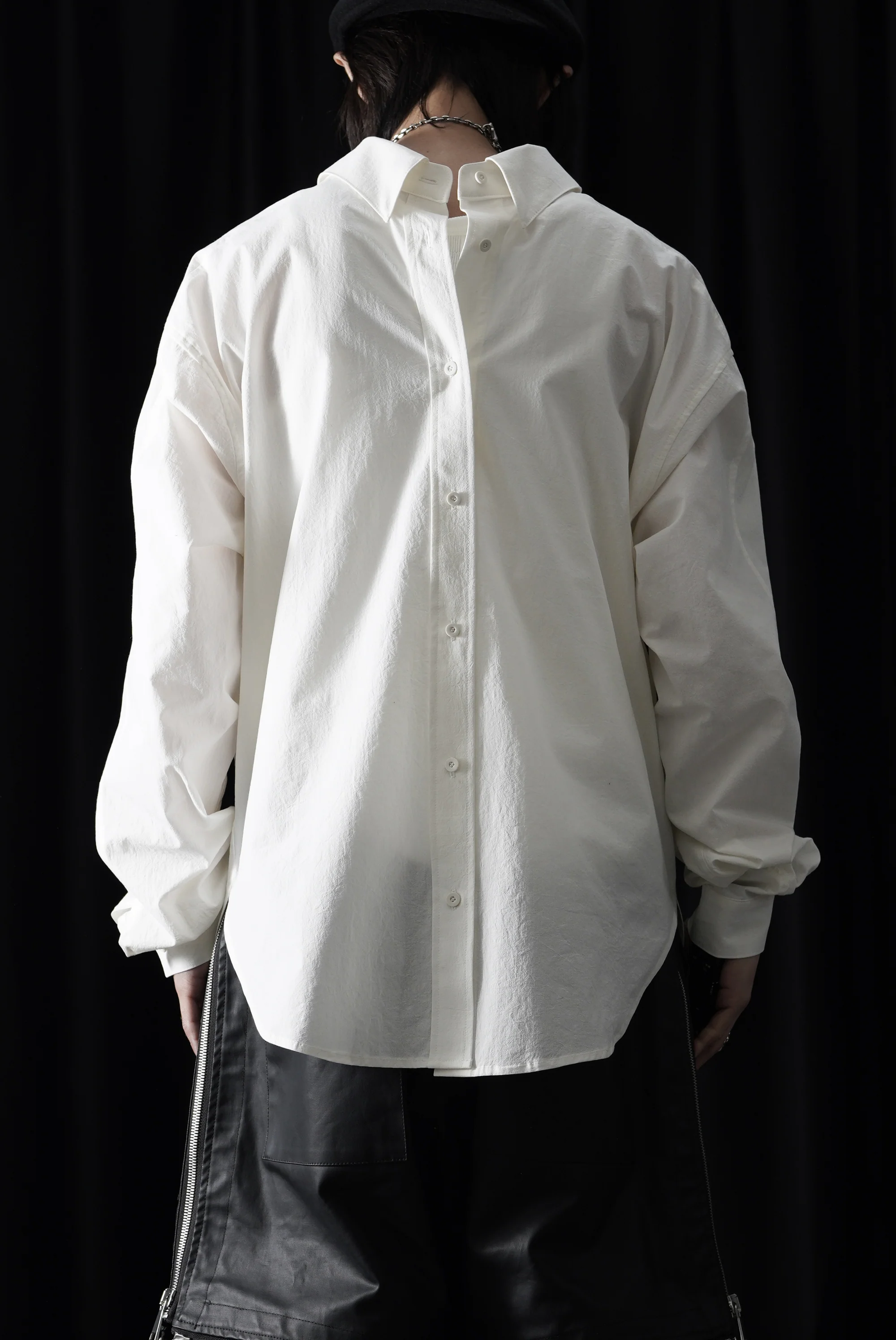 A.F ARTEFACT BACK FACE SHIRTS / ORGANIC COTTON (WHITE) - Image 12