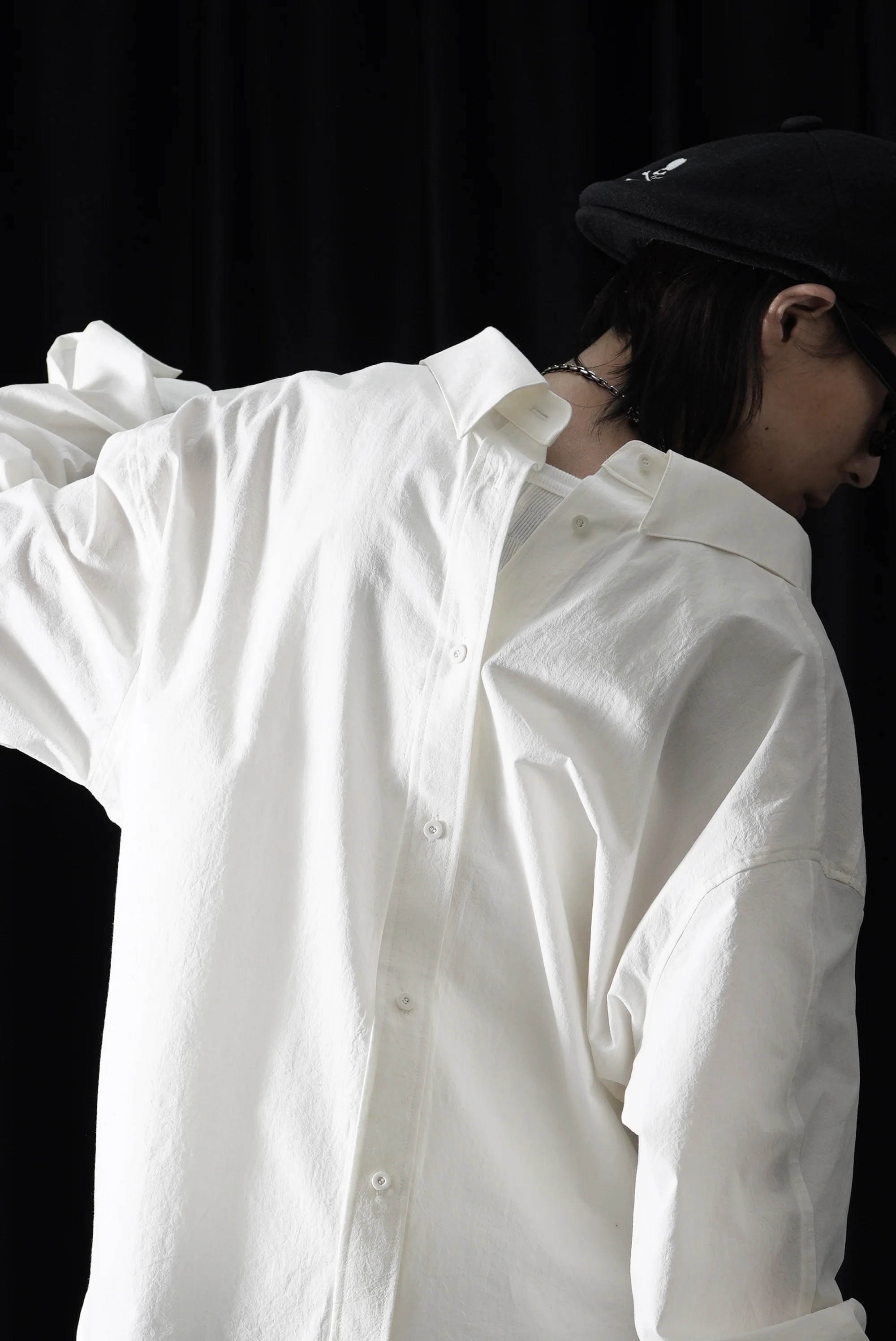 A.F ARTEFACT BACK FACE SHIRTS / ORGANIC COTTON (WHITE) - Image 4