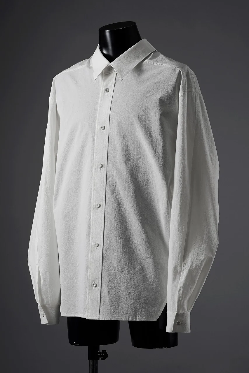 A.F ARTEFACT BACK FACE SHIRTS / ORGANIC COTTON (WHITE) - Image 5