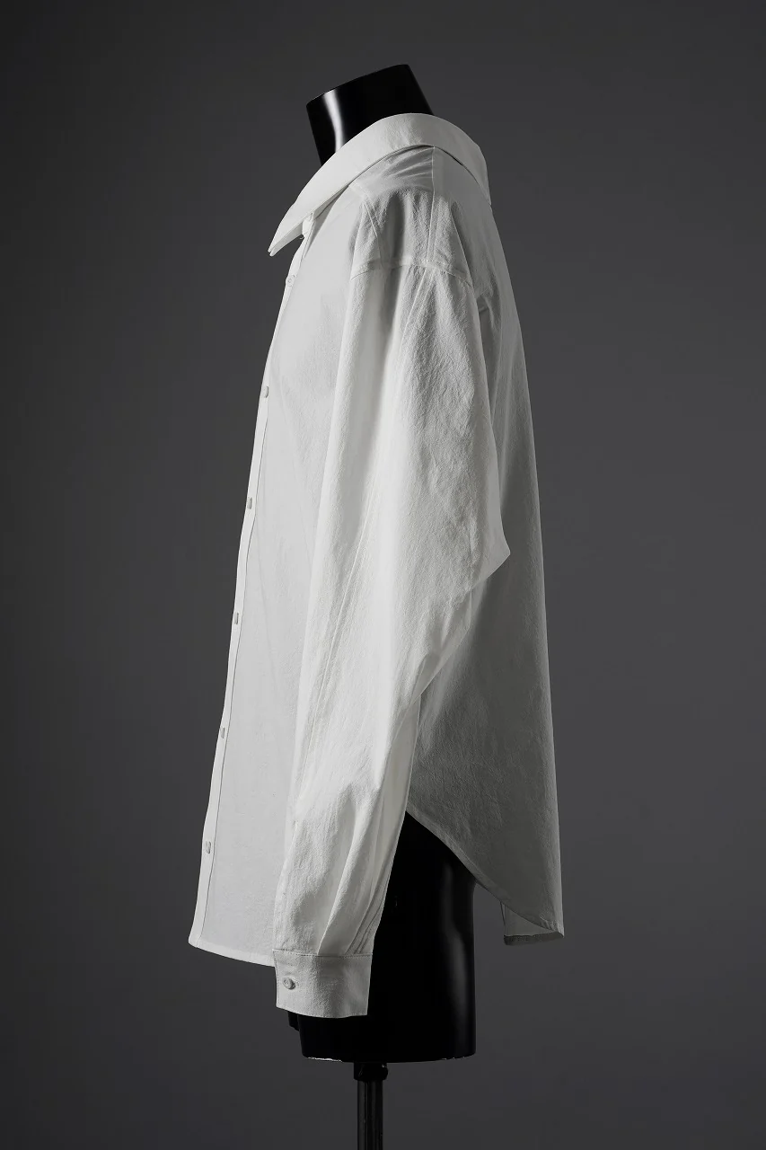 A.F ARTEFACT BACK FACE SHIRTS / ORGANIC COTTON (WHITE) - Image 6