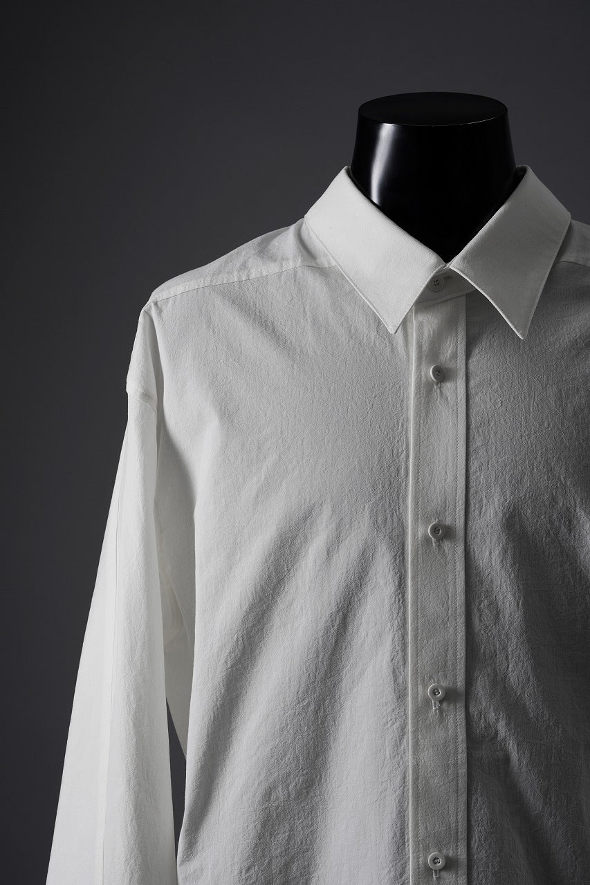 A.F ARTEFACT BACK FACE SHIRTS / ORGANIC COTTON (WHITE) - Image 7