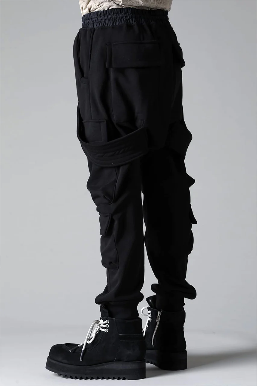 A.F ARTEFACT BELT CARGO SARROUEL JOGGER / BOMBER HEAT® (BLACK) - Image 8